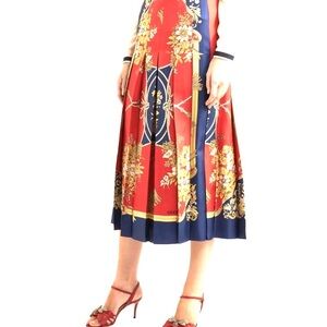 🆕 Gucci Silk pleated Midi Skirt 💃in Box